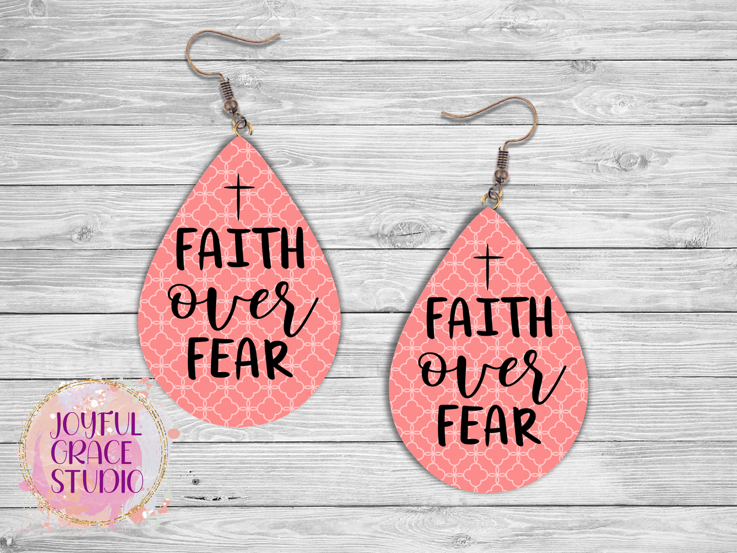 Faith Over Fear Earrings