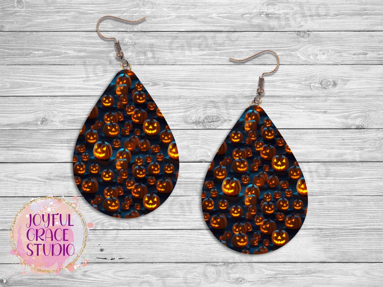 Spooky Pumpkin Earrings