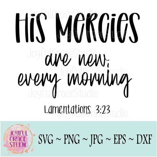 His Mercies are New Every Morning Digital Download