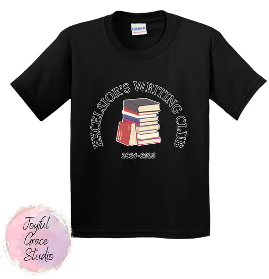 Excelsior's Writing Club Black T-Shirts