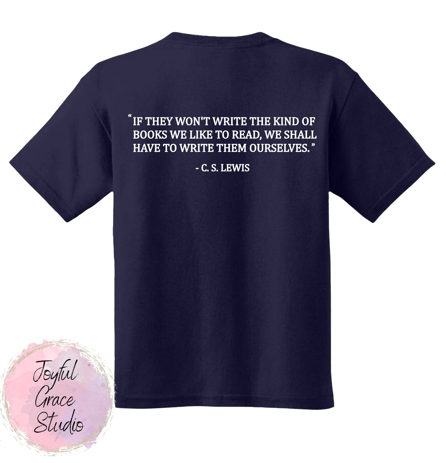 Excelsior's Writing Club Navy Blue T-Shirts