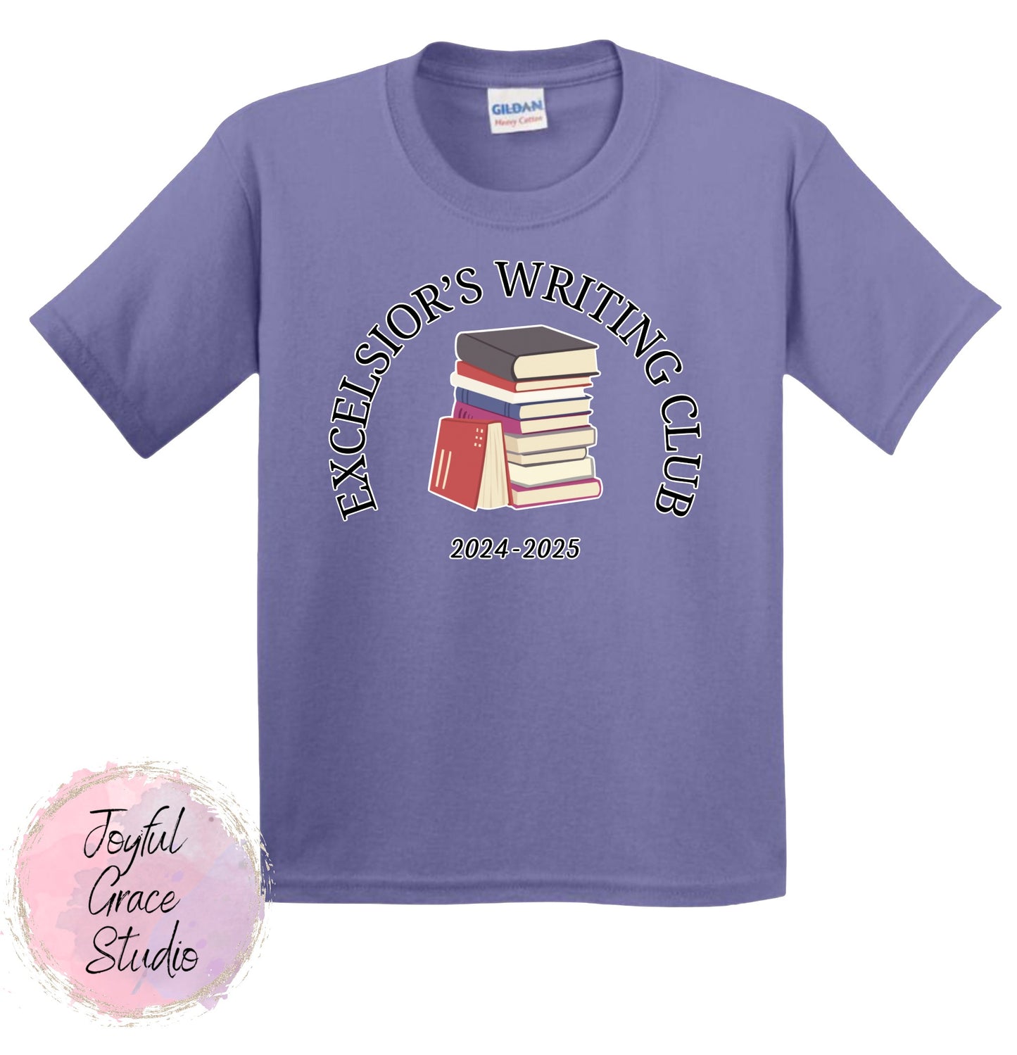 Excelsior's Writing Club Violet T-Shirts