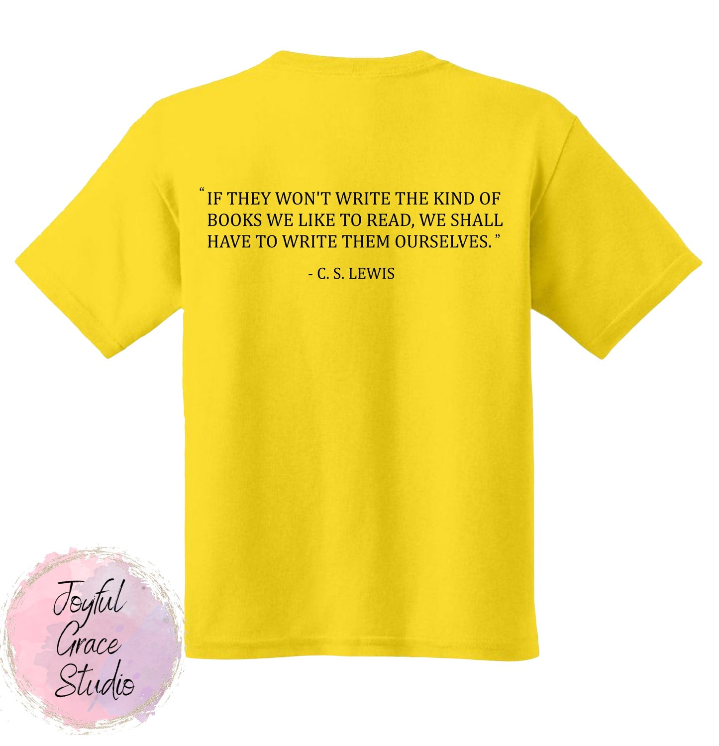 Excelsior's Writing Club Yellow T-Shirts