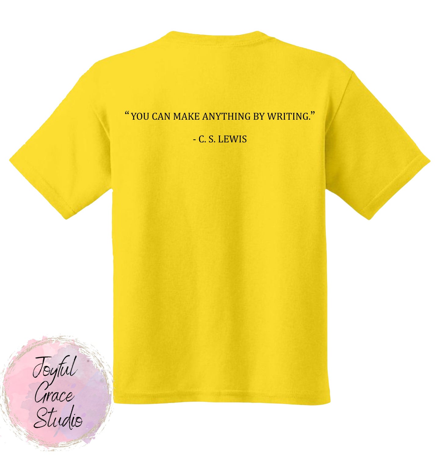 Excelsior's Writing Club Yellow T-Shirts